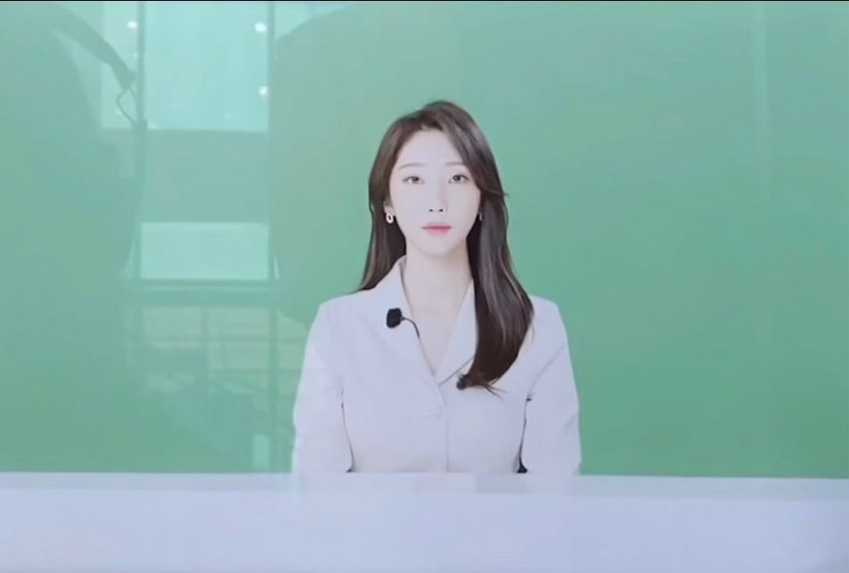 독립영화 뉴스 앵커역 촬영 아나운서 이해원